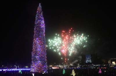 Tree-lighting, holiday events bring tens of thousands to Enid