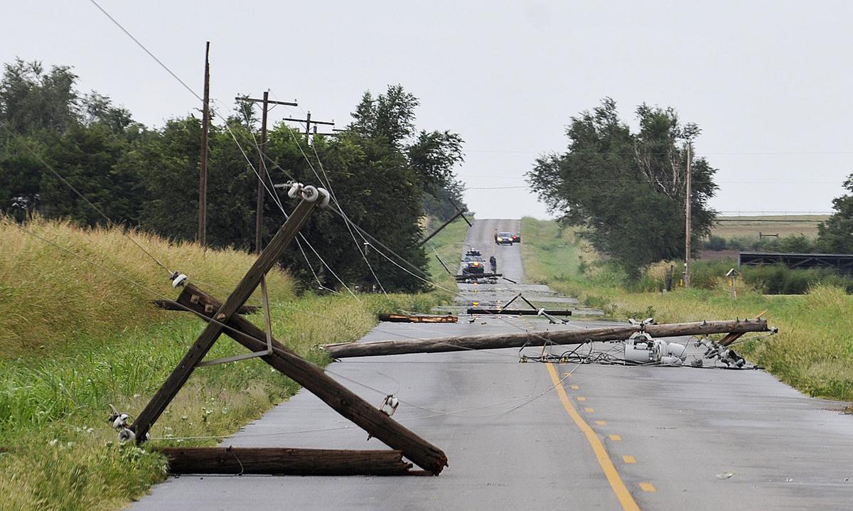 Power lines, power poles downed in Enid, Waukomis area Local News