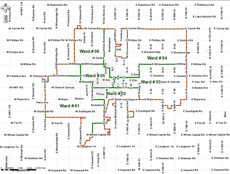 Enid Ok Ward Map Ward Map.jpg | | Enidnews.com