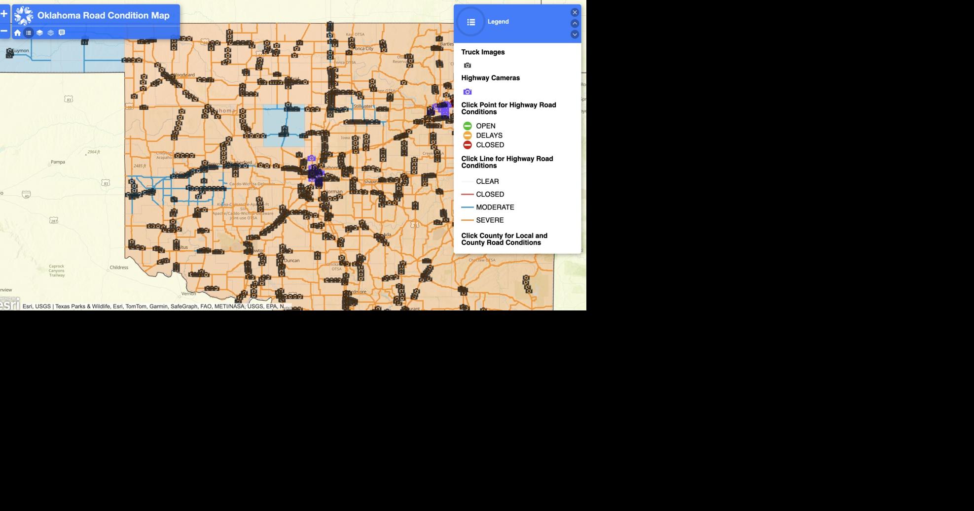 UPDATE: Sun is shining across Northwest Oklahoma, but dangers from storm remain