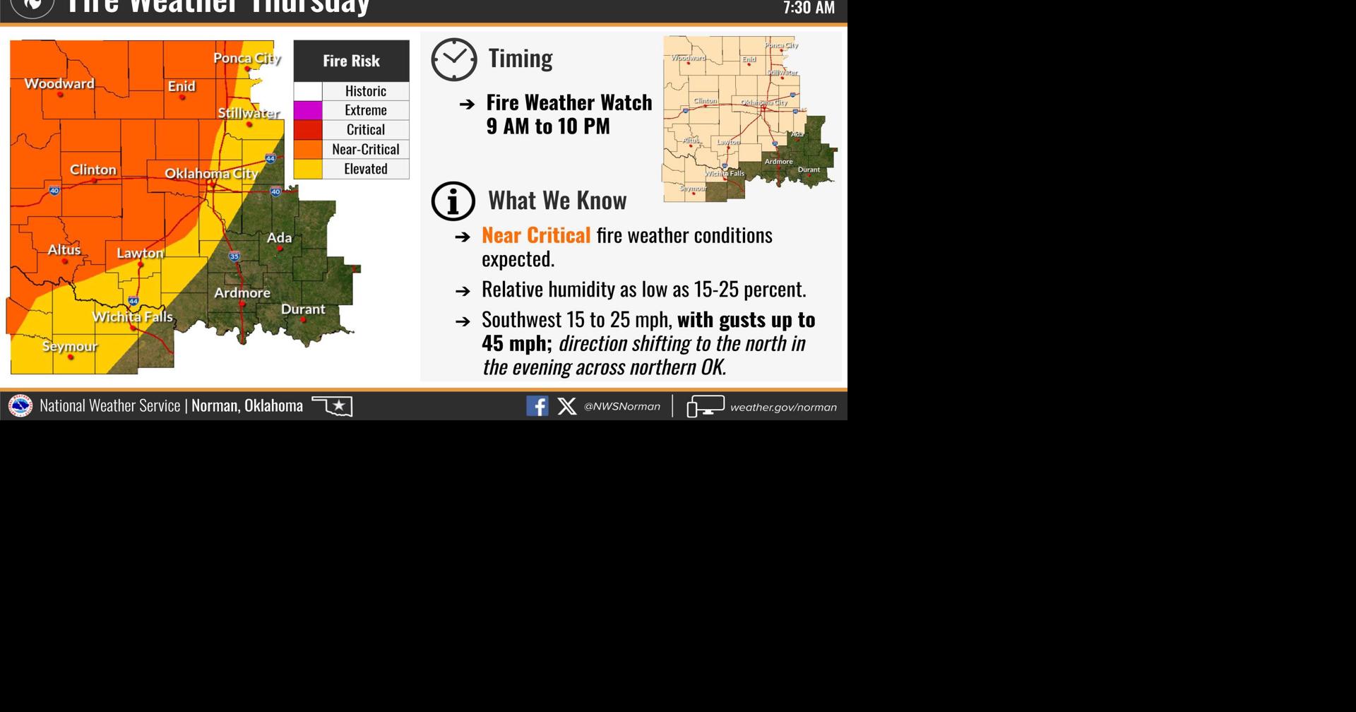 Wildfire threat hits near-critical levels | News | enidnews.com