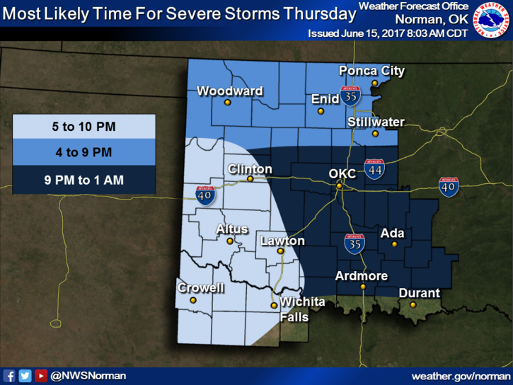 Enid in 'enhanced' risk for severe weather later today | News ...