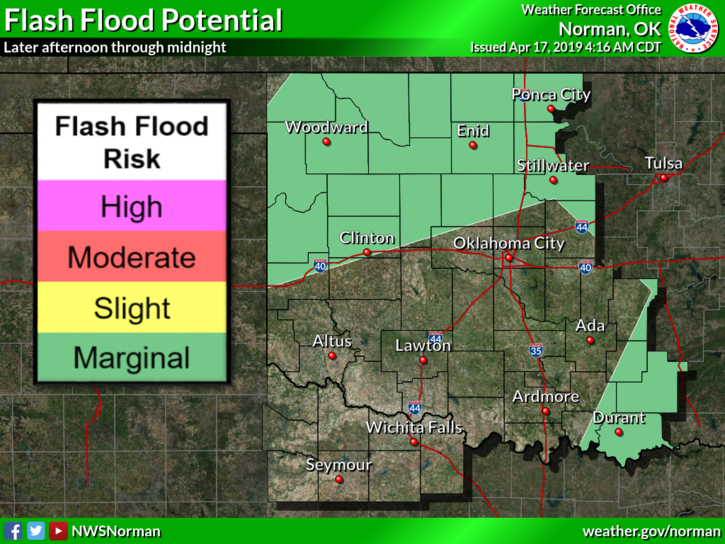 UPDATED Enid, NW Okla. in enhanced risk for severe weather Wednesday