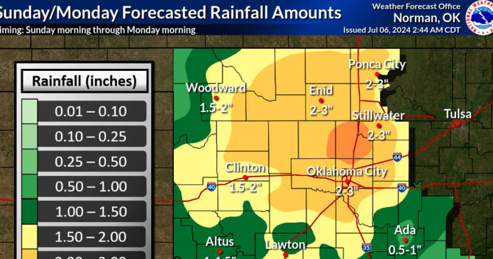 Enid area in flood watch Sunday through Monday | News | enidnews.com