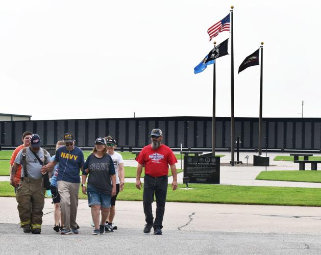 Riders and walkers pay tribute to veterans during start of Memorial Day