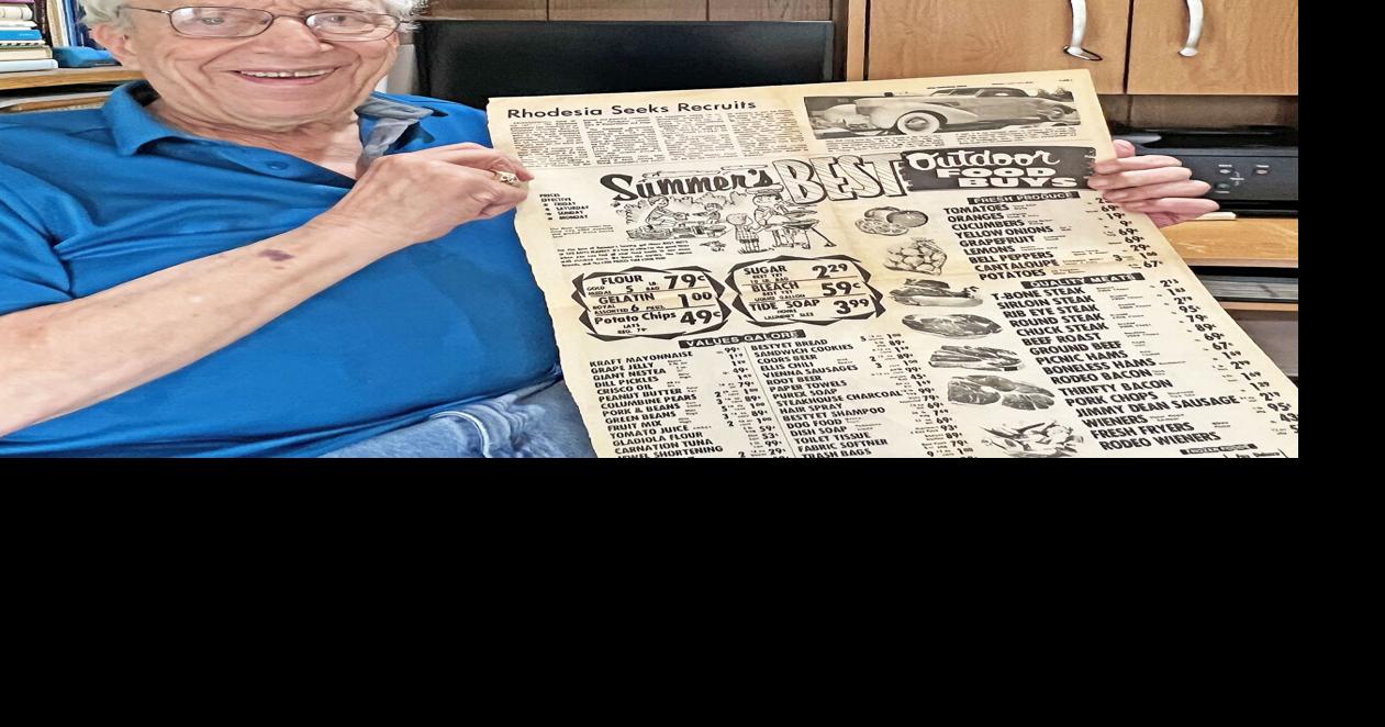 Retired Enid grocer finds ad prices from 1976