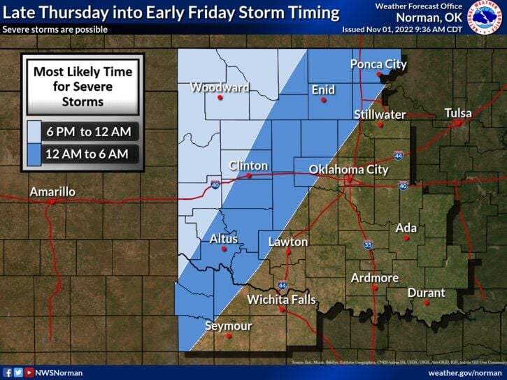 Severe weather possible Thursday and Friday News enidnews