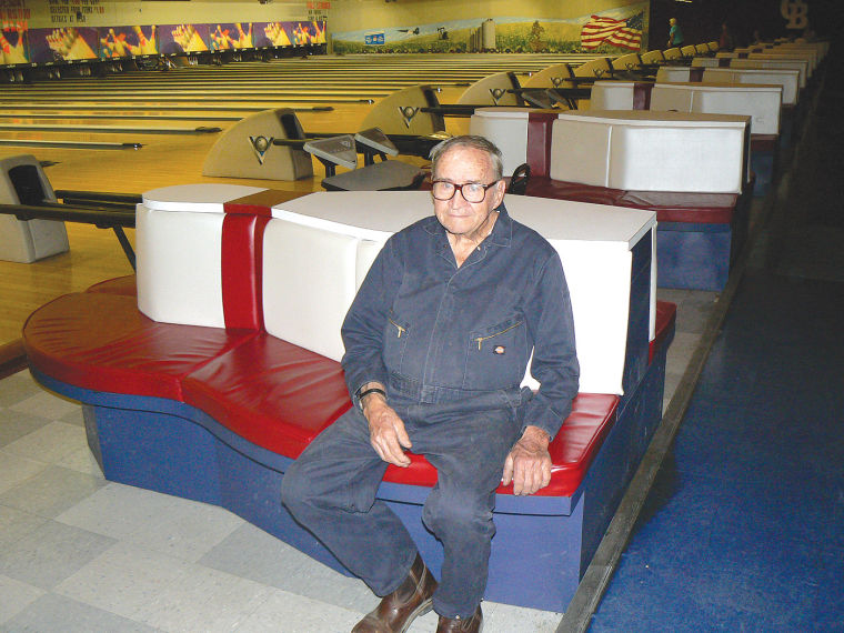 Man Constructs Bowling Pin Shaped Seats For Bowling Alley Local News Enidnews Com