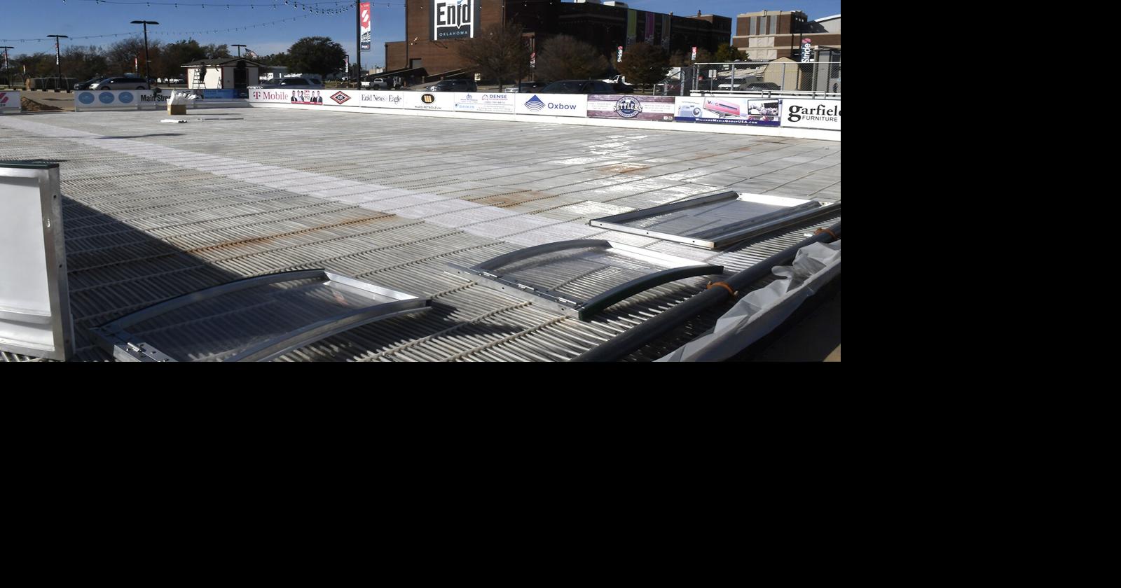Outdoor ice skating rink to return Friday in downtown Enid | News ...