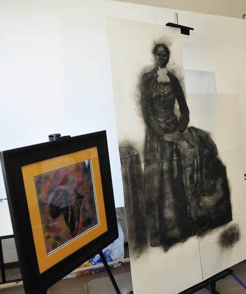 Enid Artist Learns To Paint With Fire Candle Soot Local News