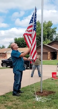 Local organization honors veterans by installing flagpoles | News ...