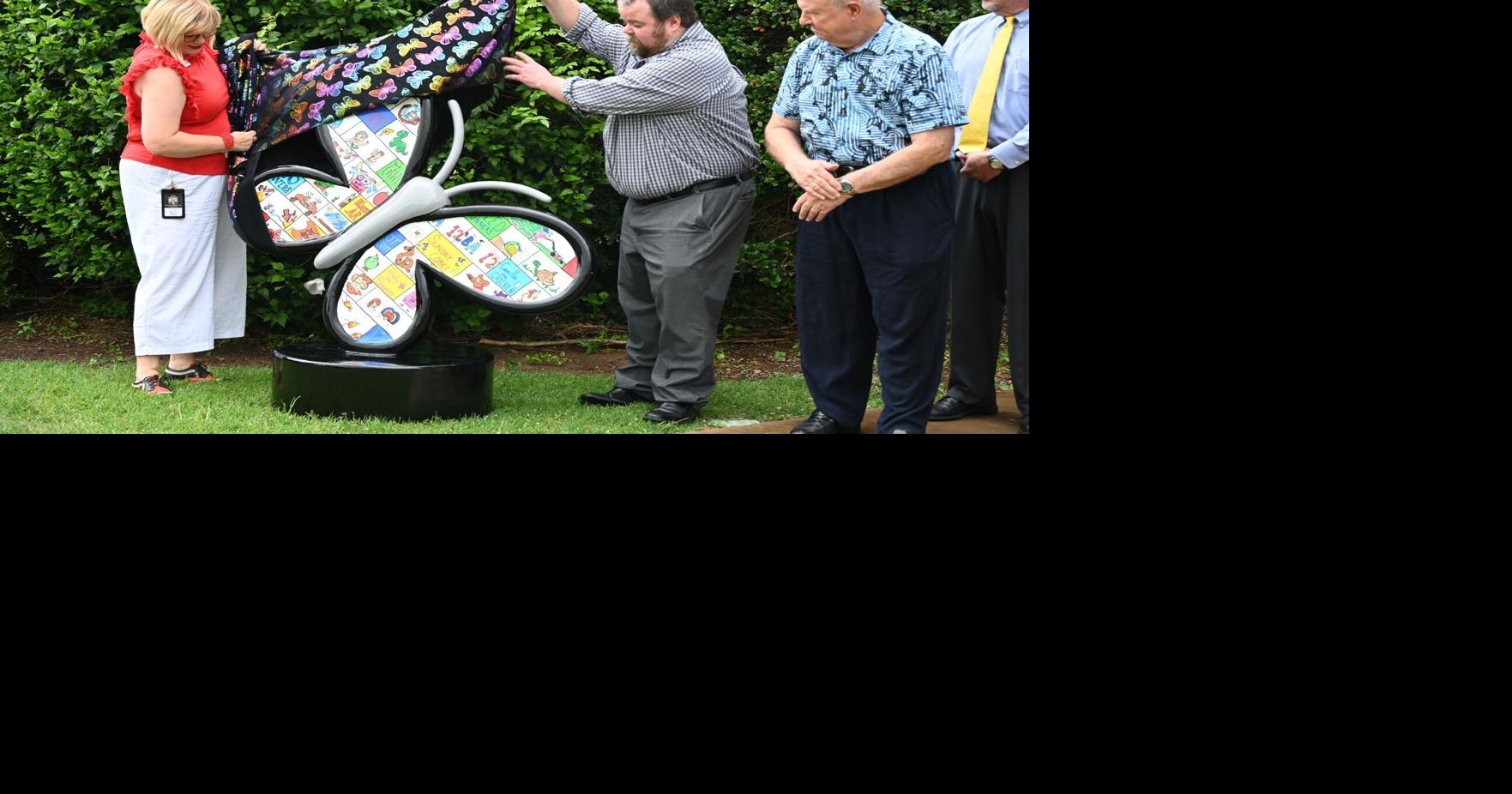Wings of Hope dedicates butterfly at News Press open house