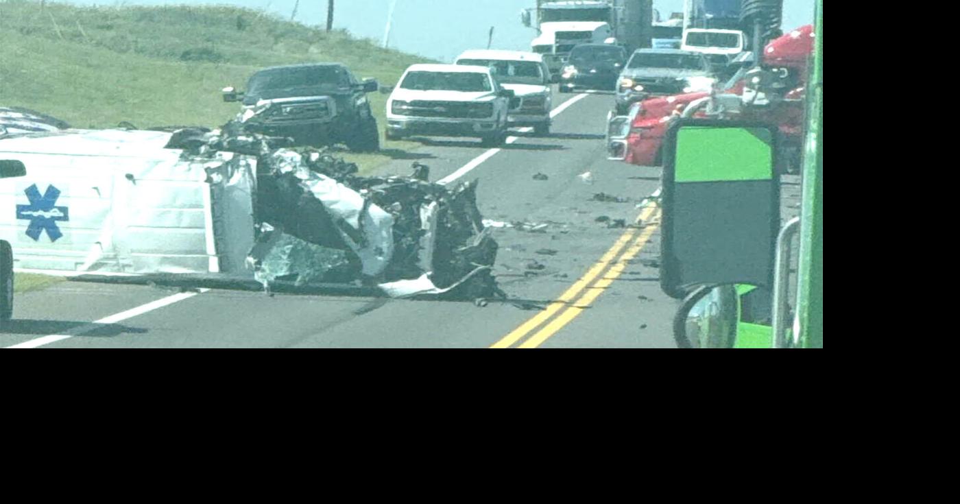 One person killed, 3 injured in accident involving ambulance