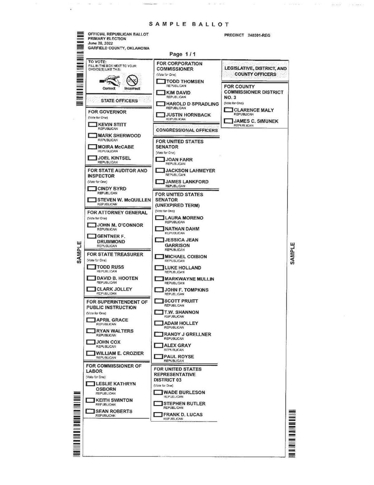 Garfield County sample ballots for June 28, 2022 Breakingnews