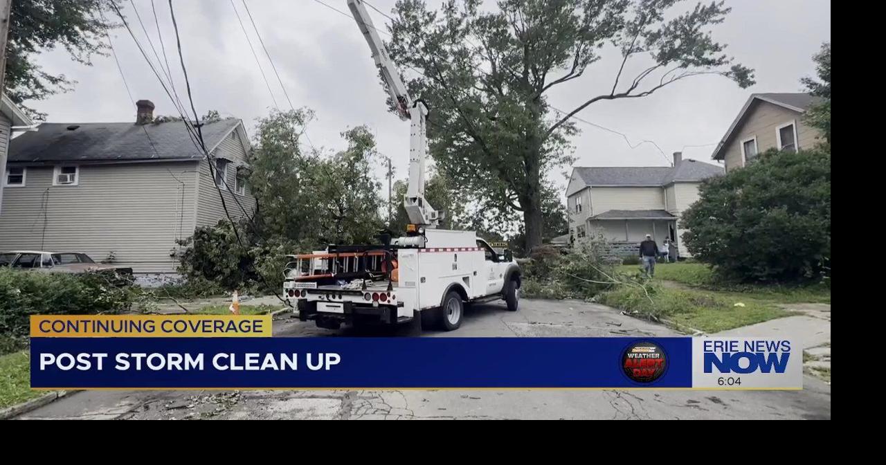 Cleanup Efforts Continue After Powerful Storm