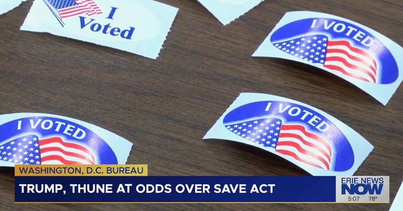 Trump Ramps Up Pressure on Thune , GOP Senators to Pass SAVE America Act