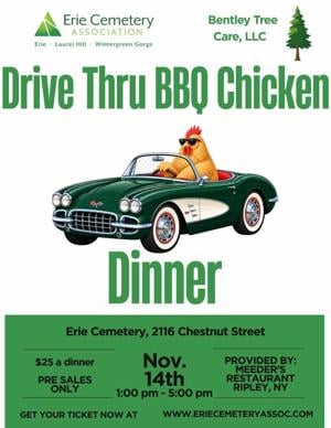 Drive-Thru Chicken Dinner to Support Erie Cemetery Cleanup