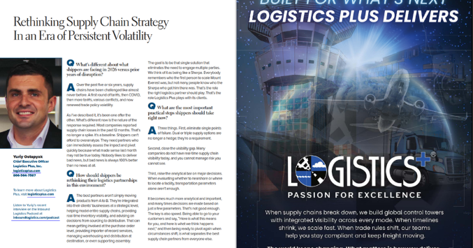 Logistics Plus Earns Top 100 3PL for Fifth Consecutive Year