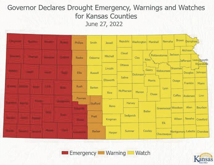 Governor Declares Drought Emergency, Warnings And Watches For Kansas ...