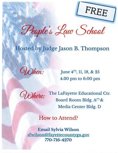 The People s Law School Returns to Fayette Meetings and Events