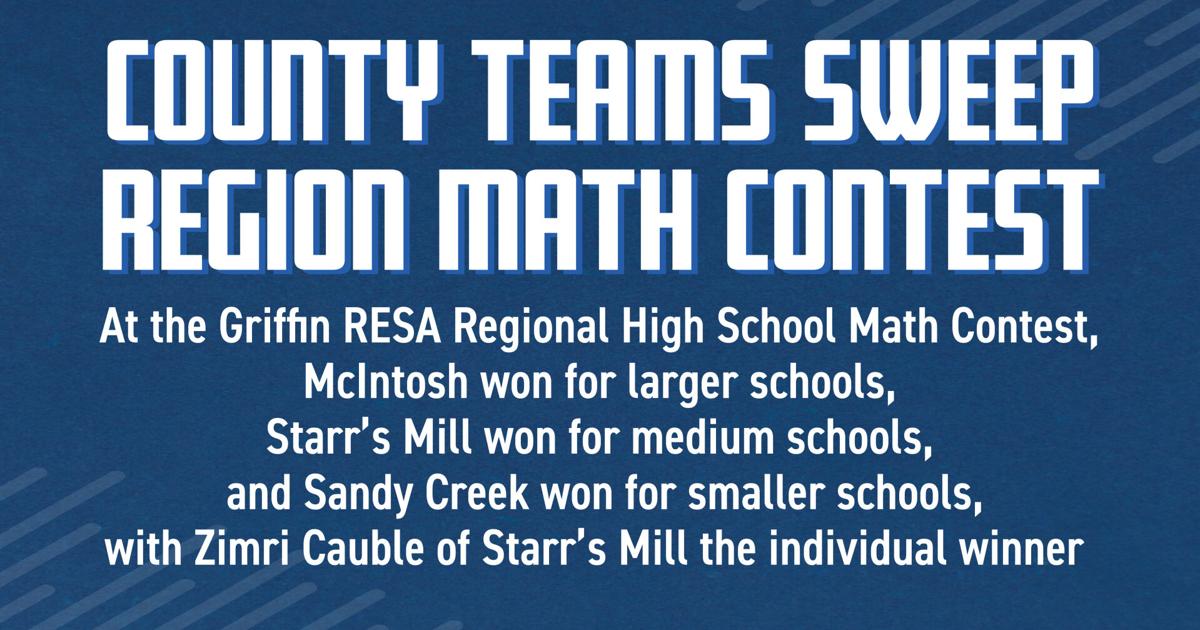 Math Sweep County Teams Sweep Region Math Contest | School | fayette-news.net