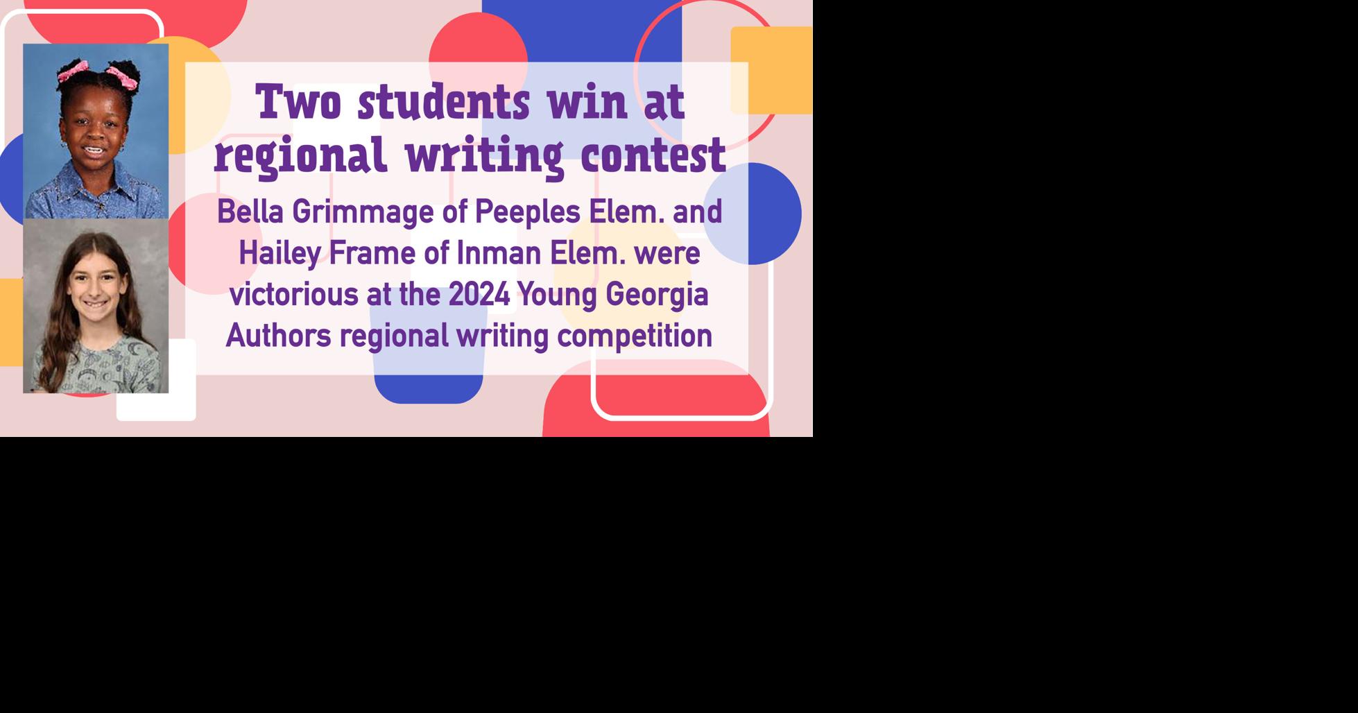 Students Win Regional Writing Contest | School | fayette-news.net