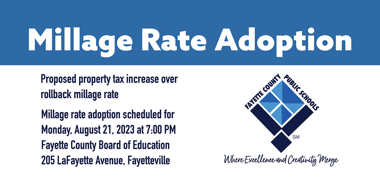 BOE Announces 12.3% Proposed Property Tax Increase Over Rollback Millage  Rate | News | fayette-news.net