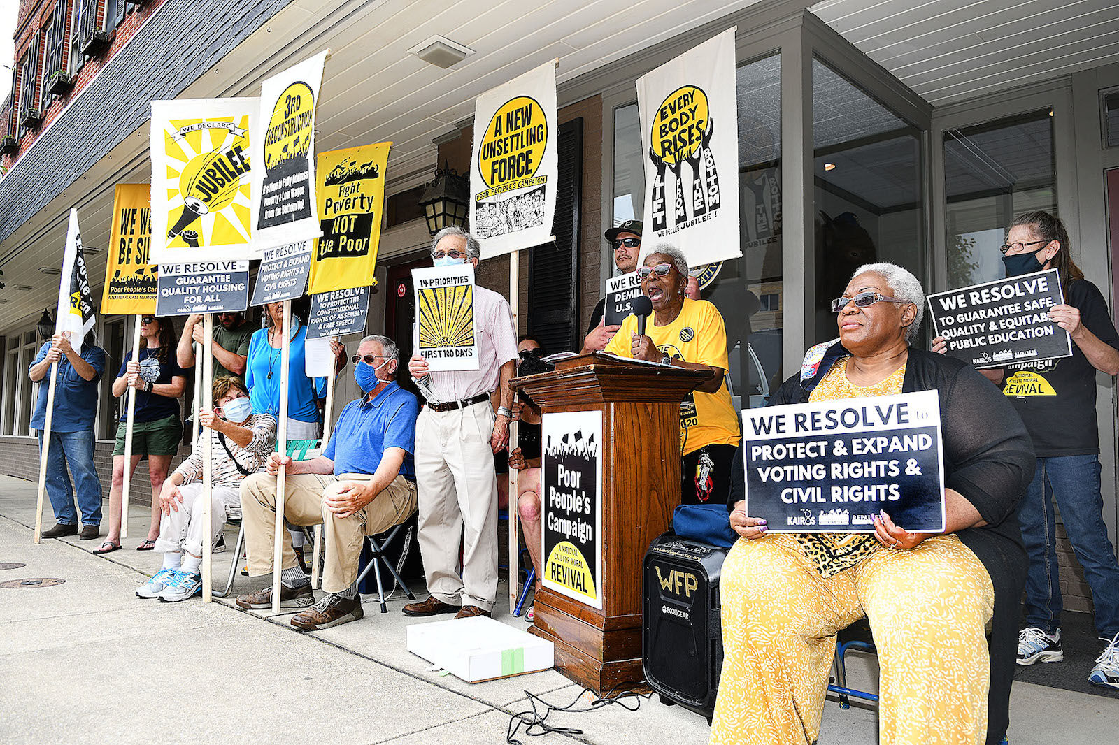 Poor People's Campaign rallies in front of Miller's office - Vimarsana News