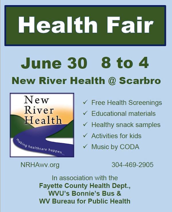 Scarbro Clinic To Host Health Fair June 30 News Fayettetribunecom