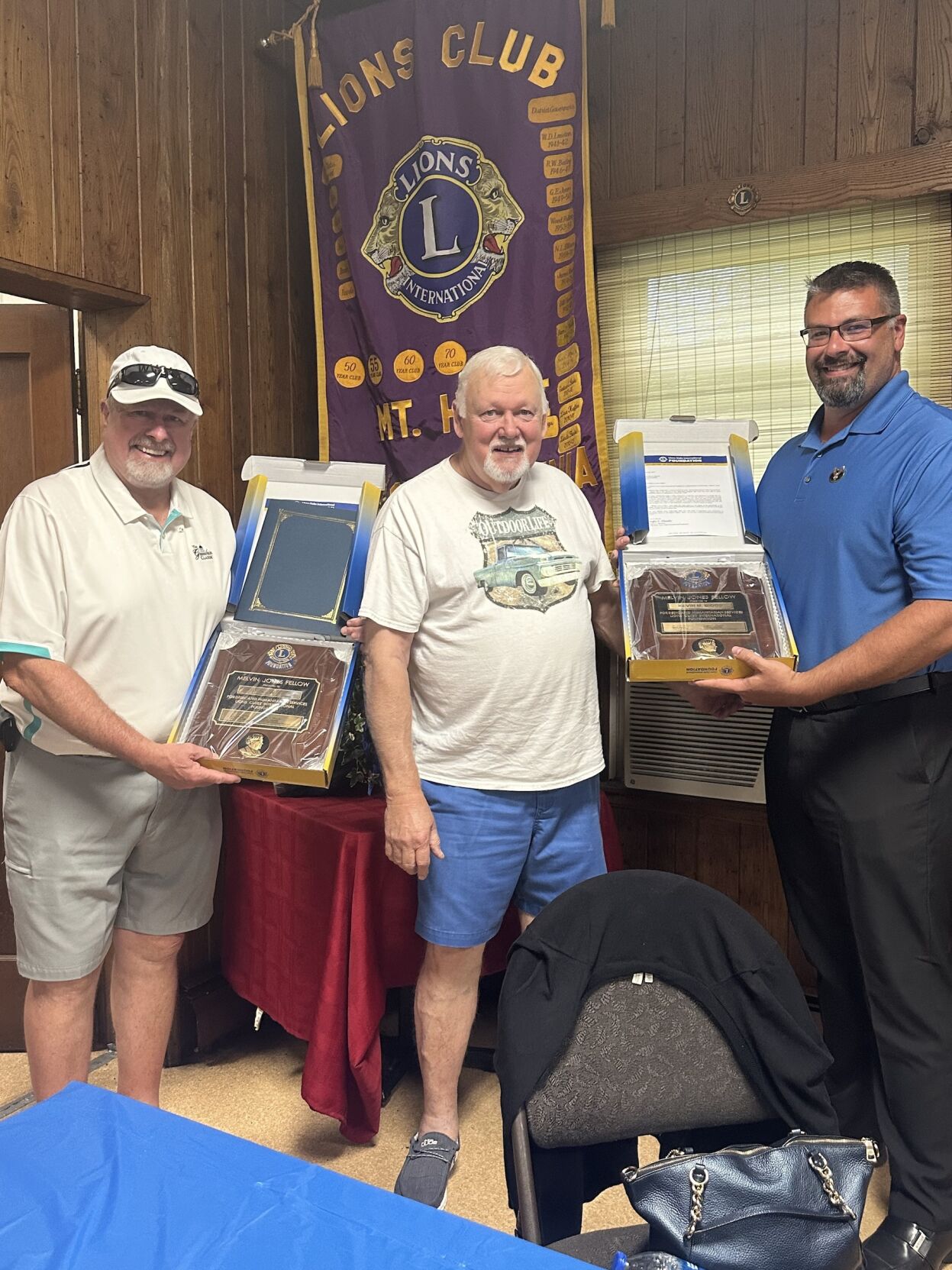 Lions receive Melvin Jones awards Community