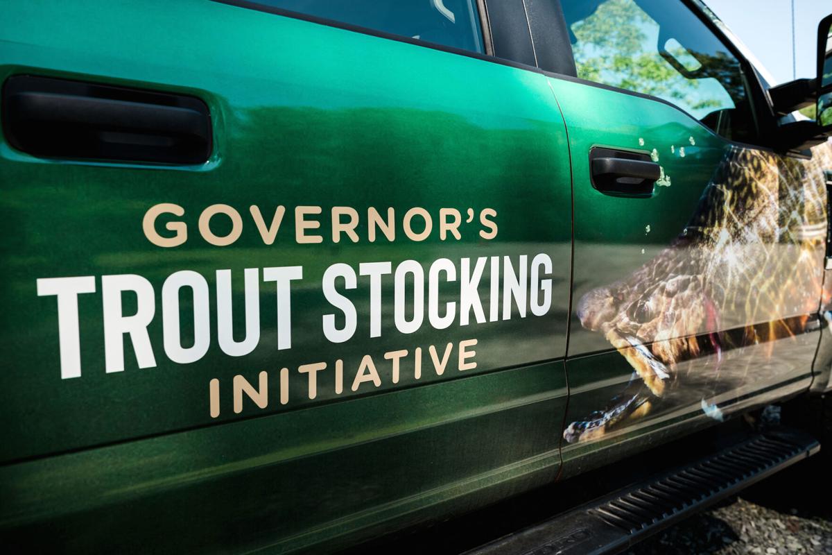 DNR trout stocking event in Clendenin, West Virginia, Hunting & Fishing
