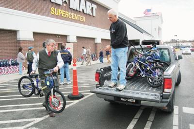 Christmas bikes