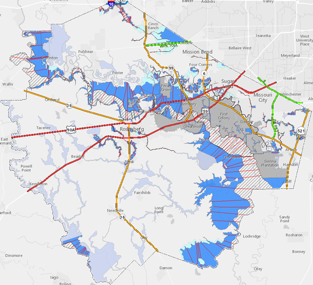 fort bend county flood maps
