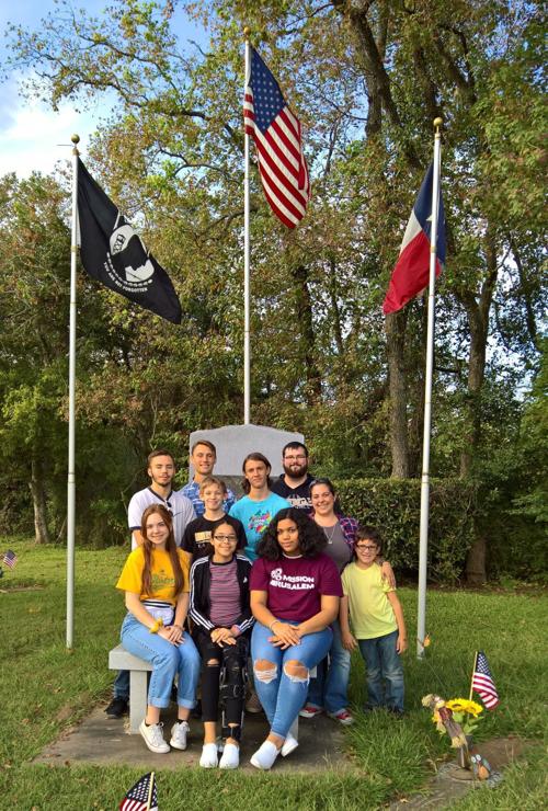 Young Christians honor veterans
