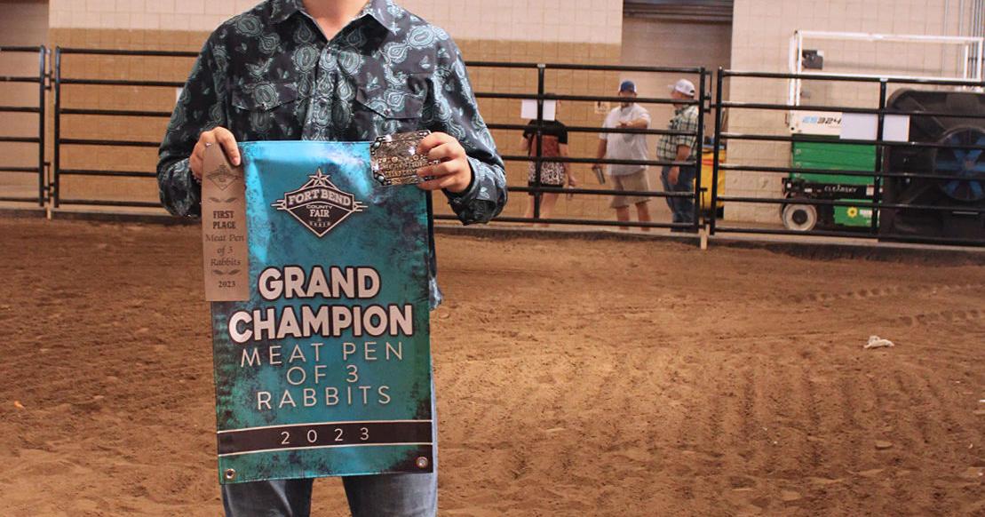 Rainosek exhibits grand champion rabbit for 2nd year in a row ...