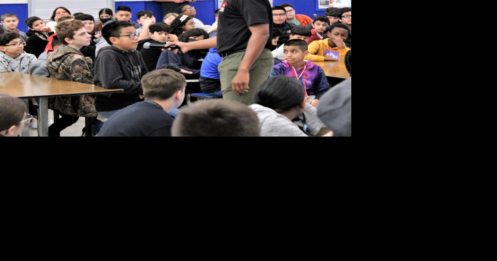 Crime Stoppers visits Needville Middle School School News