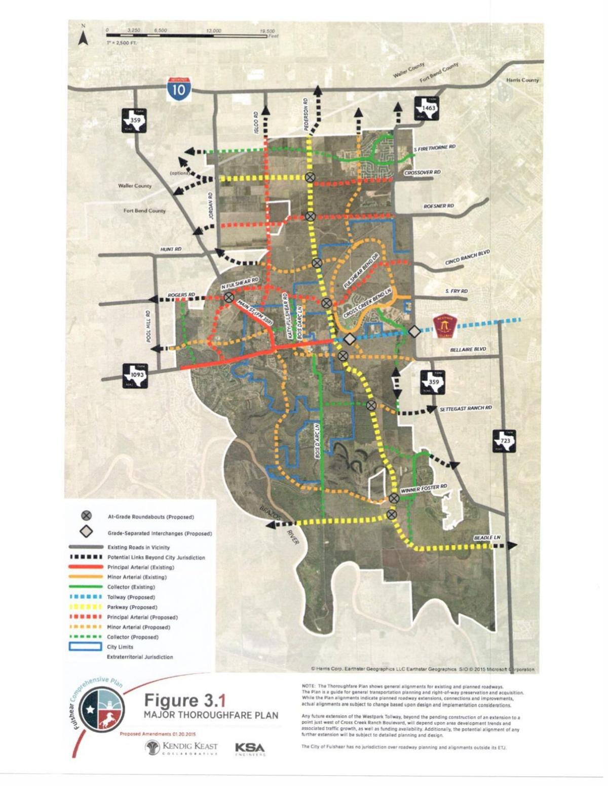 Fulshear #39 s Major Thoroughfare Plan fbherald com