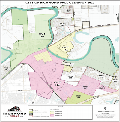Richmond’s annual fall clean-up campaign set for Oct. 3, 10 and 17