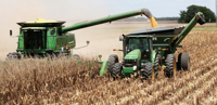 Harvesting corn