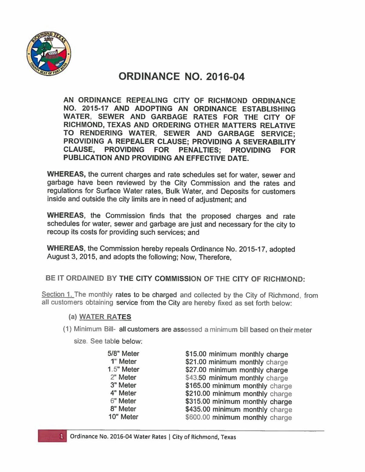 City of Richmond to hike water, sewer, garbage rates Free