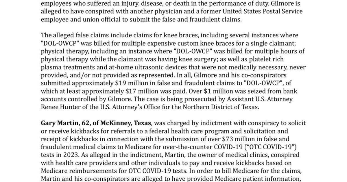 55 charged in Texas, majority in Houston area, …