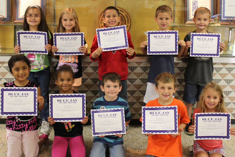 Needville Elementary Blue Jays of the Month shine for September