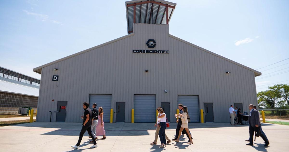 Core Scientific, which has a Denton AI data cen…
