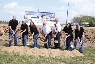 Breaking ground on a new fire station