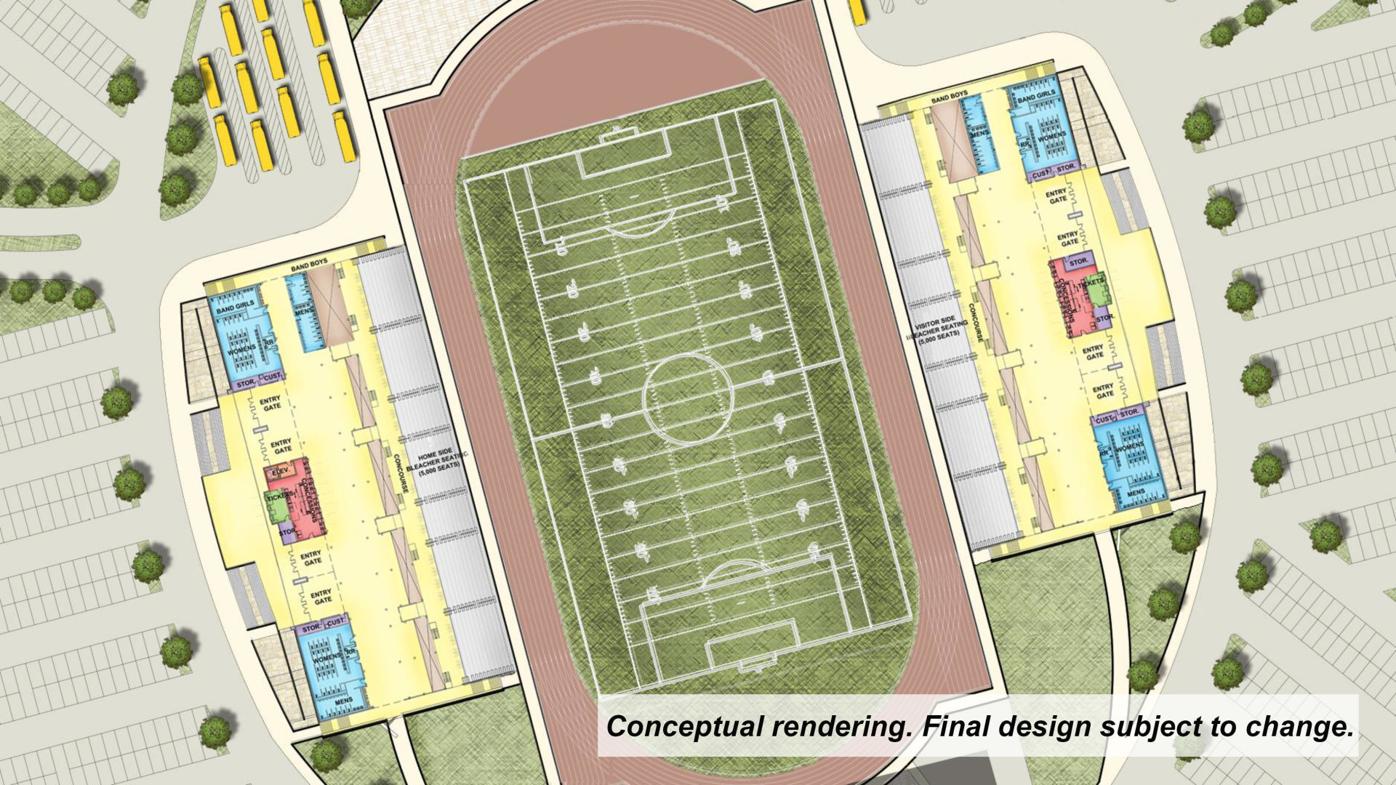 LCISD releases initial drawings of new stadium that is part of bond