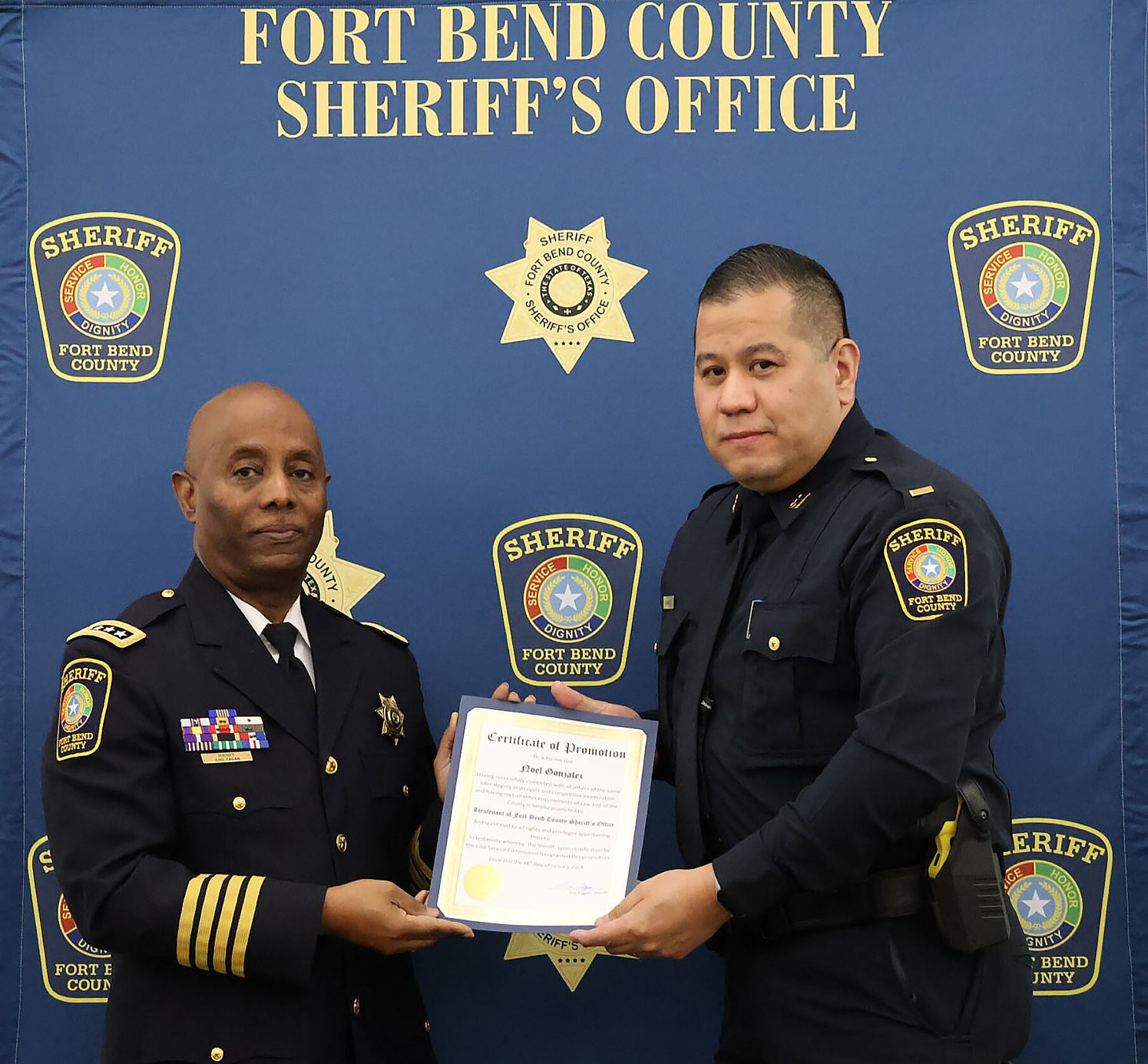 Fort Bend County Sheriff’s Office Celebrates Promotions | Police Beat ...