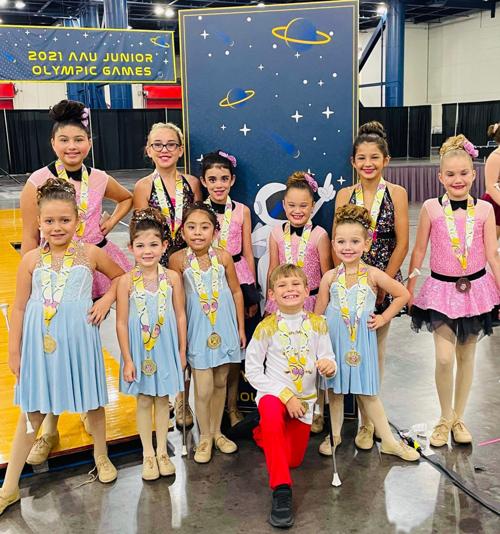 Ladybugs twirlers bring home medals