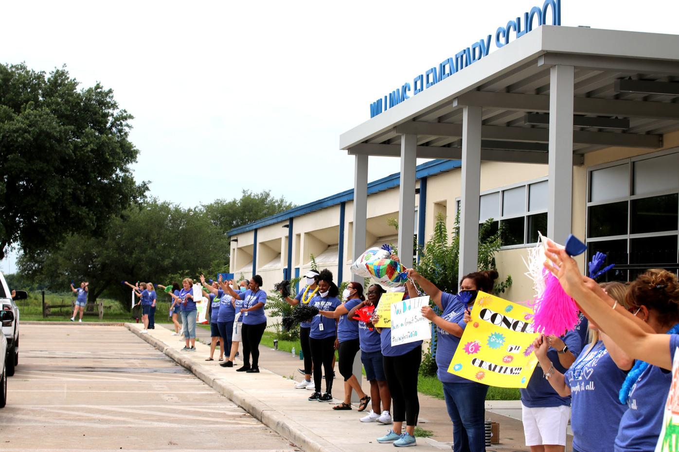 Williams Elementary School staff holds drivethru graduation ceremony Community