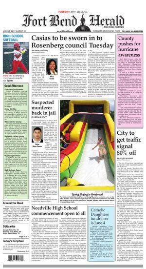 Fort bend herald coaster newspaper