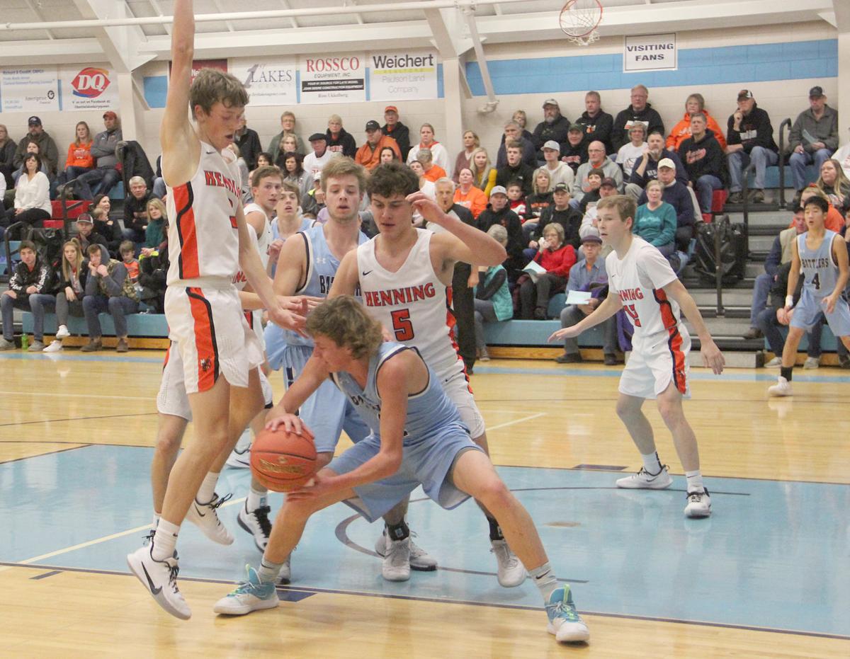 Henning Boys Basketball Swarms Battle Lake Sports